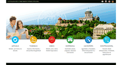 Desktop Screenshot of esztergom.hu
